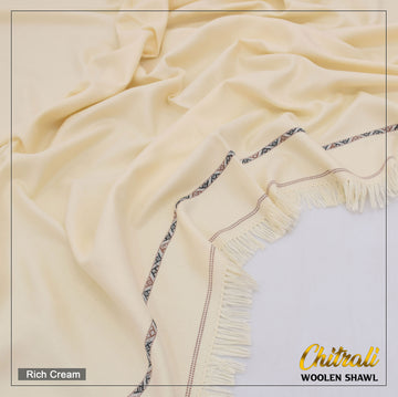 J. Pure Wool Shawl – Handmade Chitrali Elegance S106