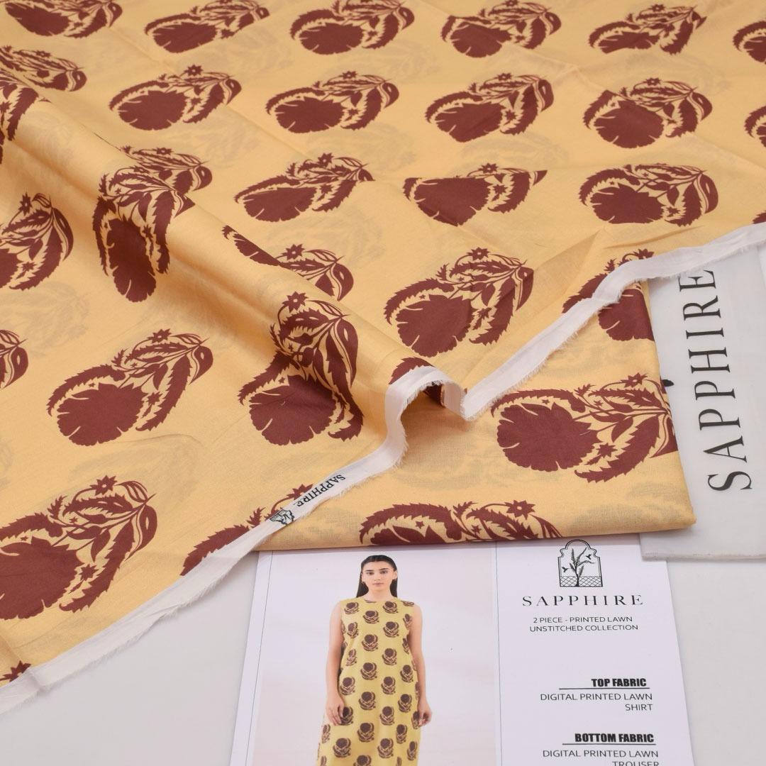 SAPPHIRE LAWN 2PC – Allover Digital Print E9039