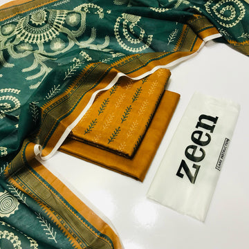 ZEEN BANA DORA LAWN 3PC – Digital Print E319