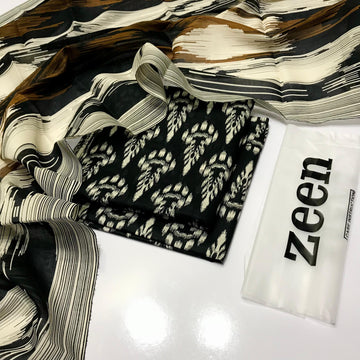 ZEEN BANA DORA LAWN 3PC – Digital Print E301