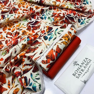 BONANZA KHADDAR 2PC – Digital Print K123