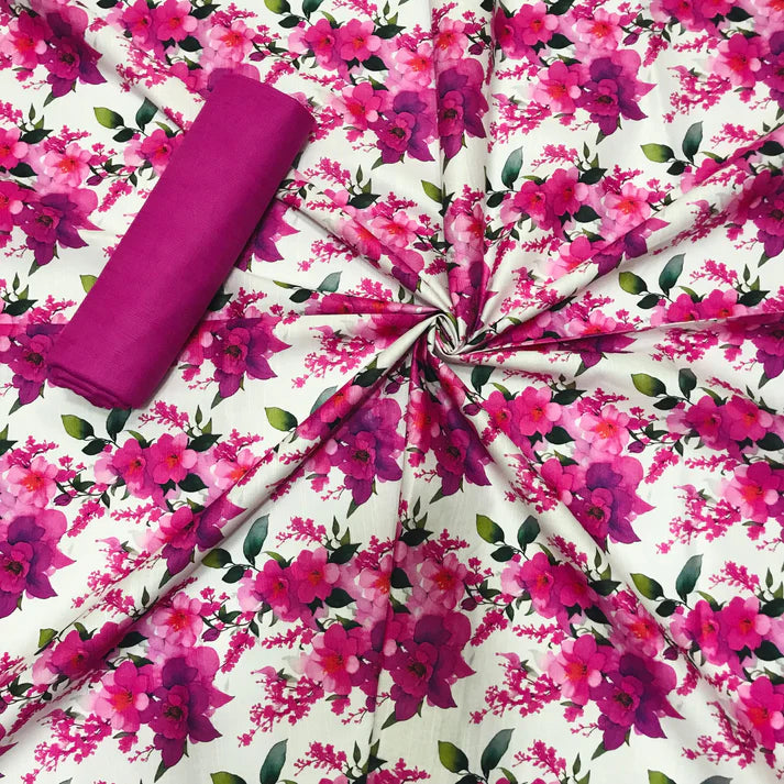 BONANZA KHADDAR 2PC – Digital Print K121