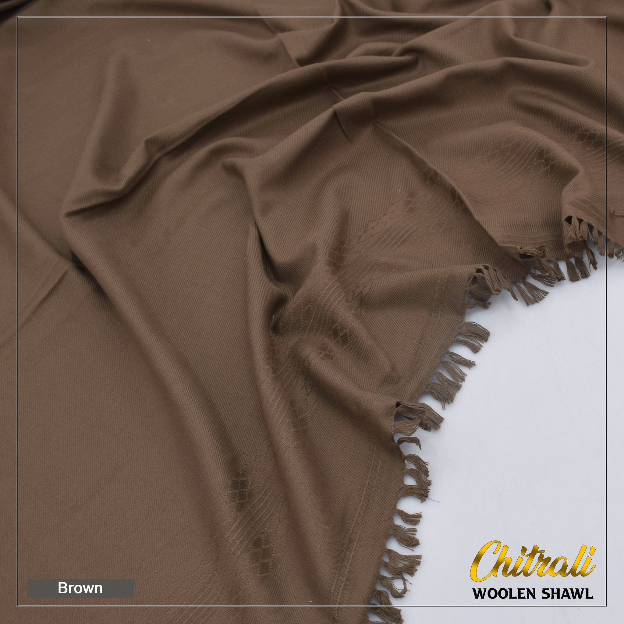 J. Pure Wool Shawl – Handmade Chitrali Elegance S110
