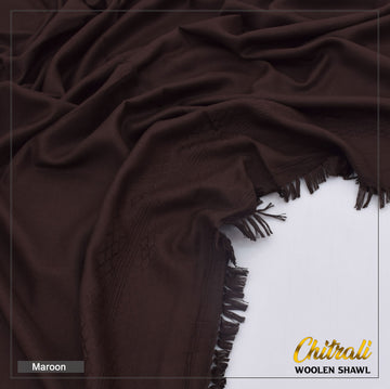 J. Pure Wool Shawl – Handmade Chitrali Elegance S102