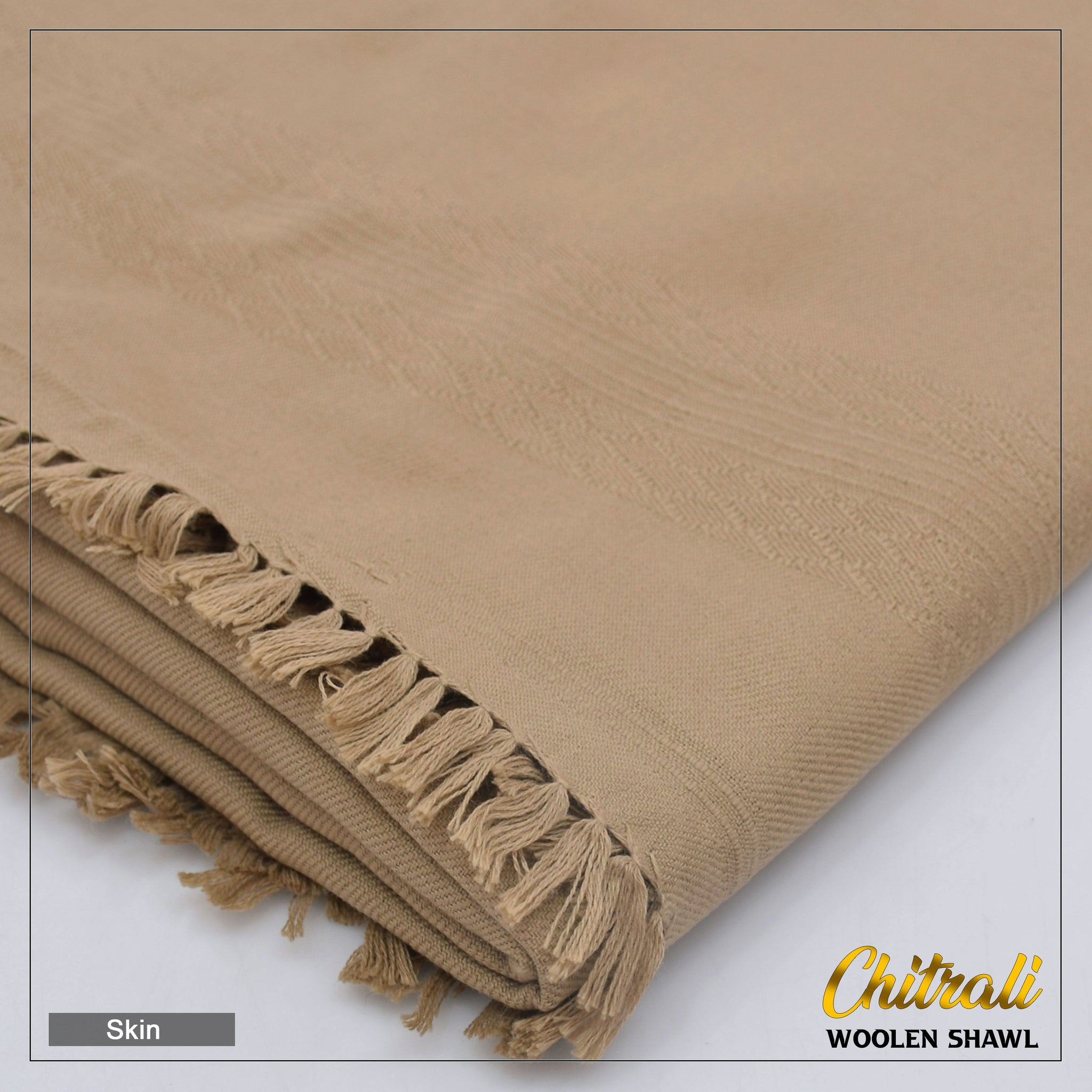 J. Pure Wool Shawl – Handmade Chitrali Elegance S104