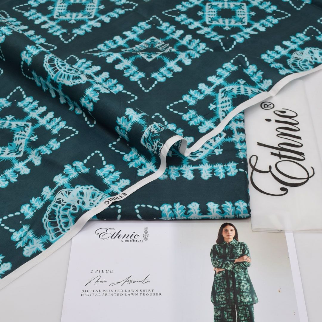 ETHNIC LAWN 2PC – Allover Digital Print E010T