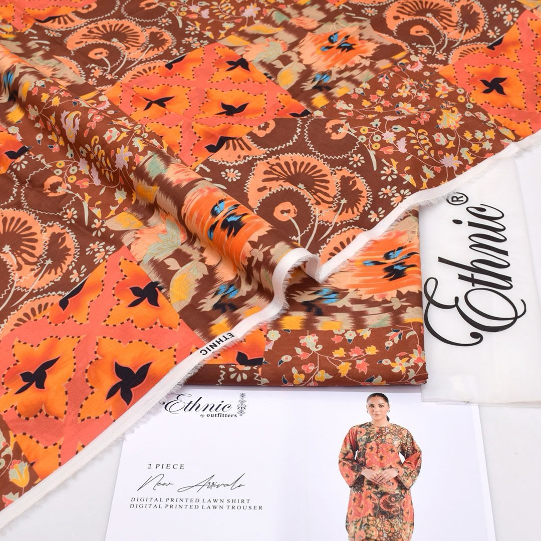 ETHNIC LAWN 2PC – Allover Digital Print E008T