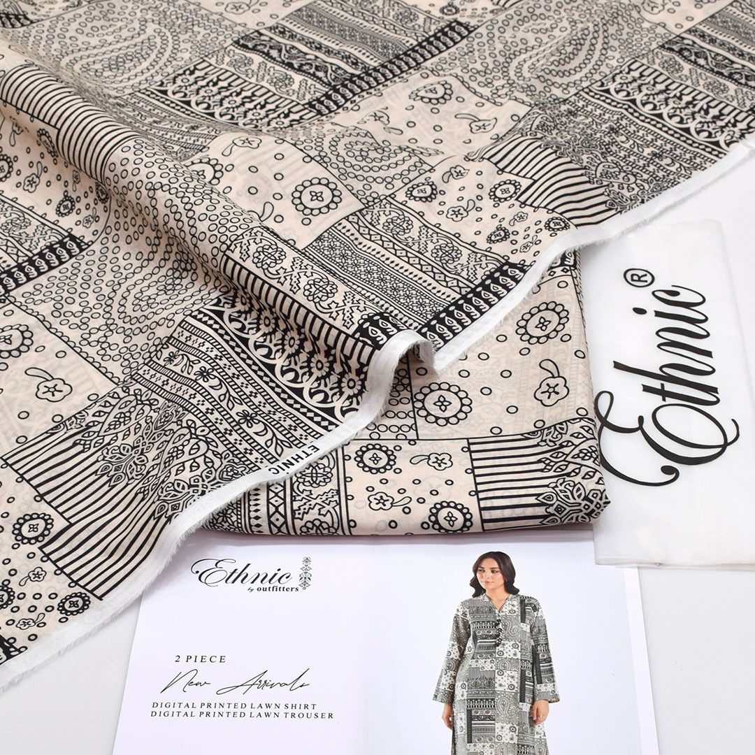 ETHNIC LAWN 2PC – Allover Digital Print E005T