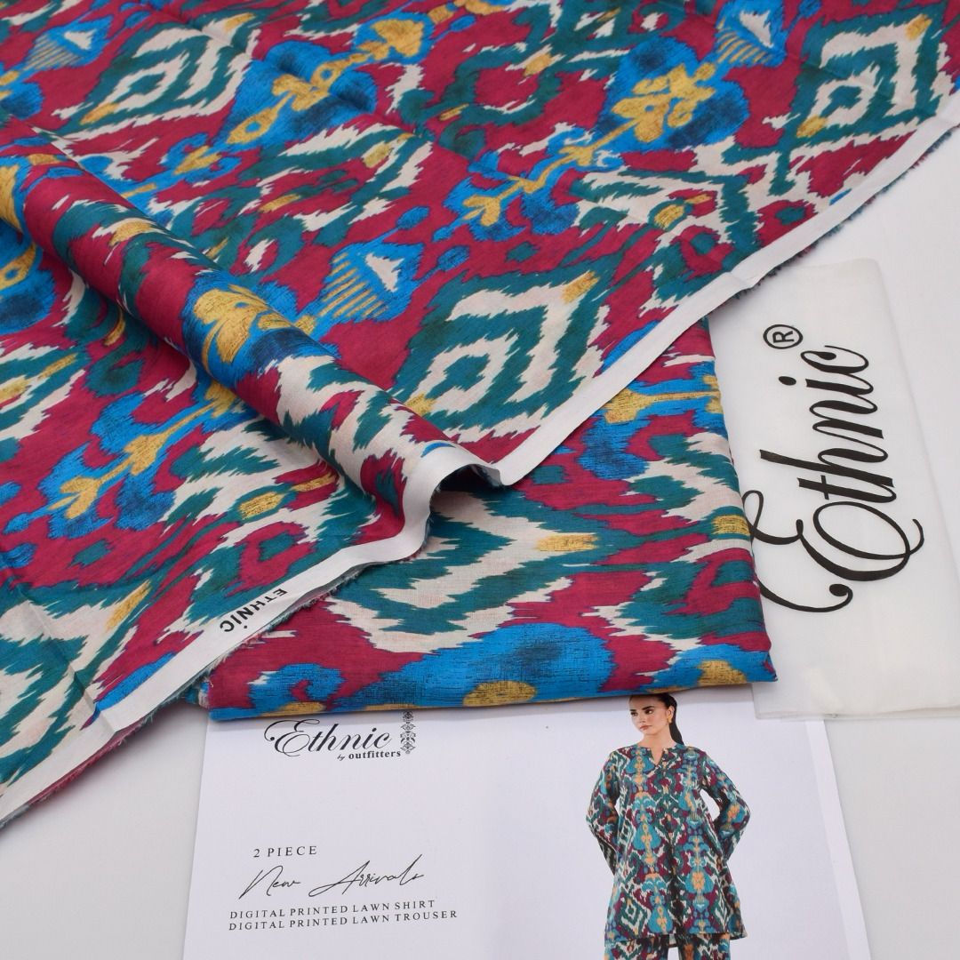 ETHNIC LAWN 2PC – Allover Digital Print E004T