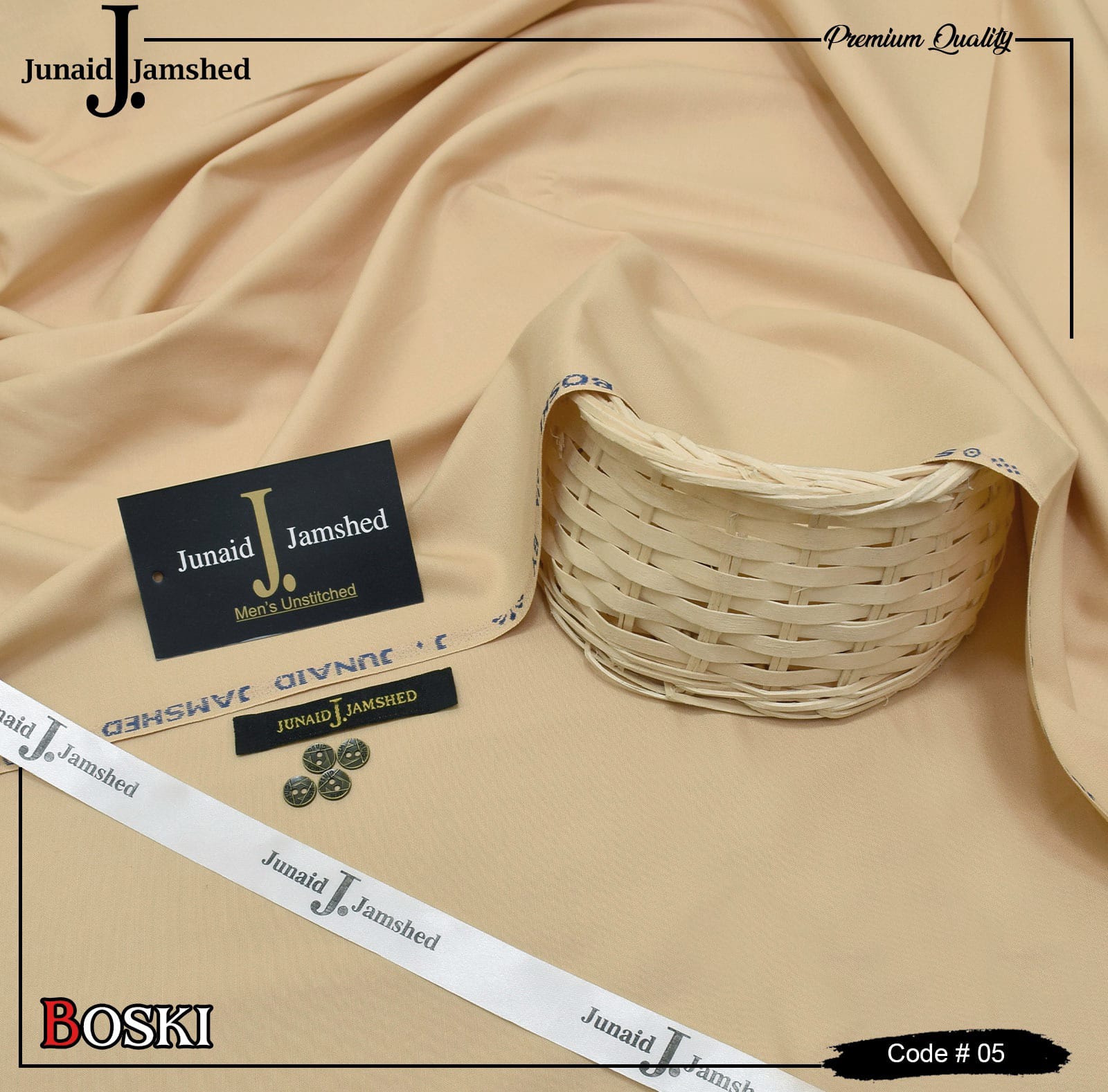 J. Boski Wash n Wear Cream M1005U