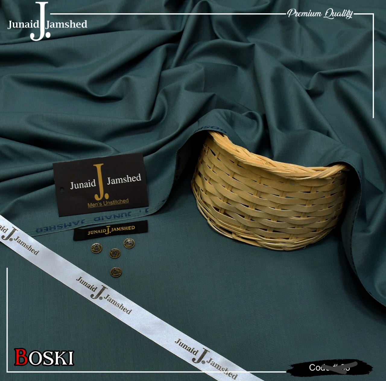 J. Boski Wash n Wear Green M1027U