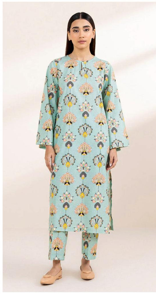 SAPPHIRE LAWN 2PC – Allover Digital Print E9037