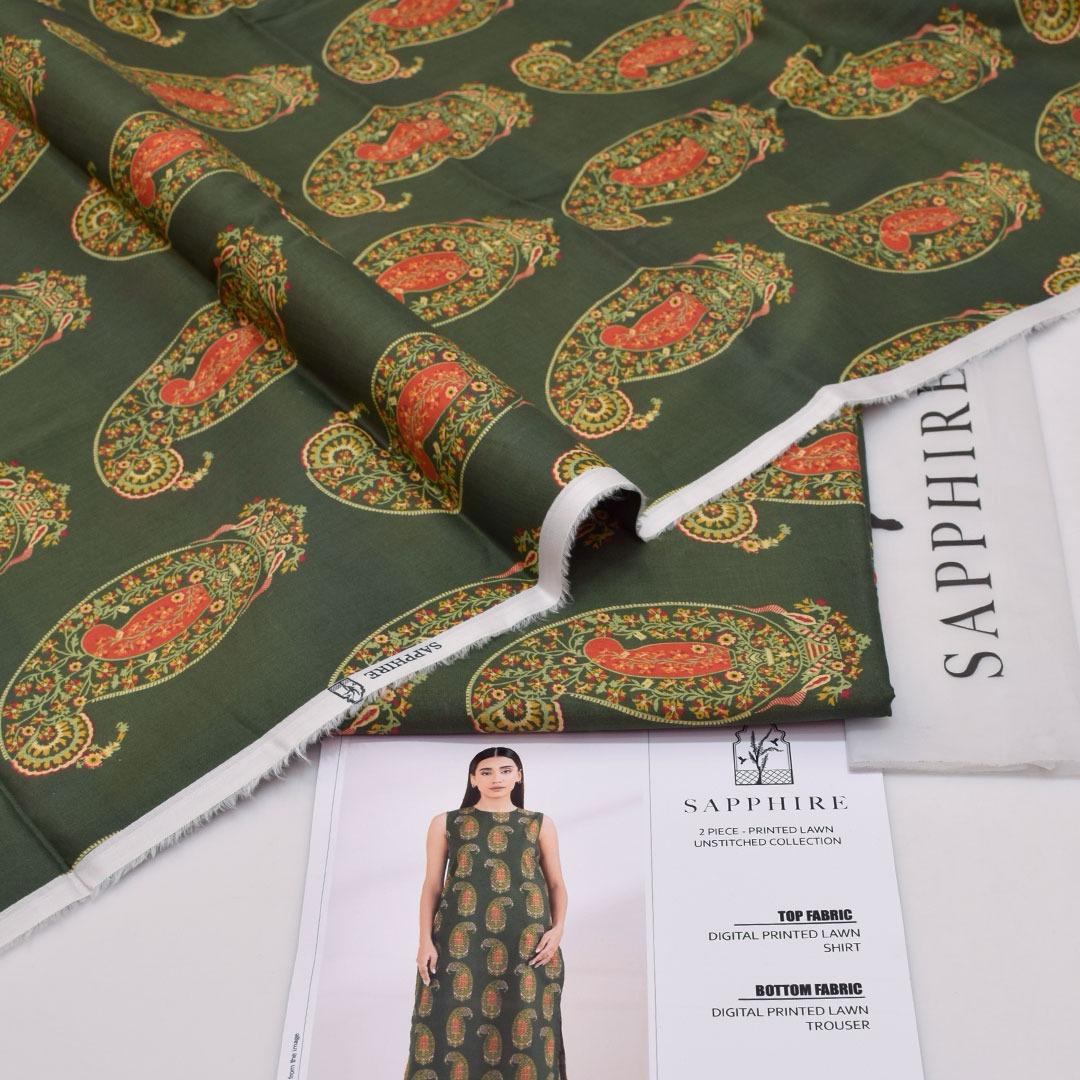 SAPPHIRE LAWN 2PC – Allover Digital Print E9035