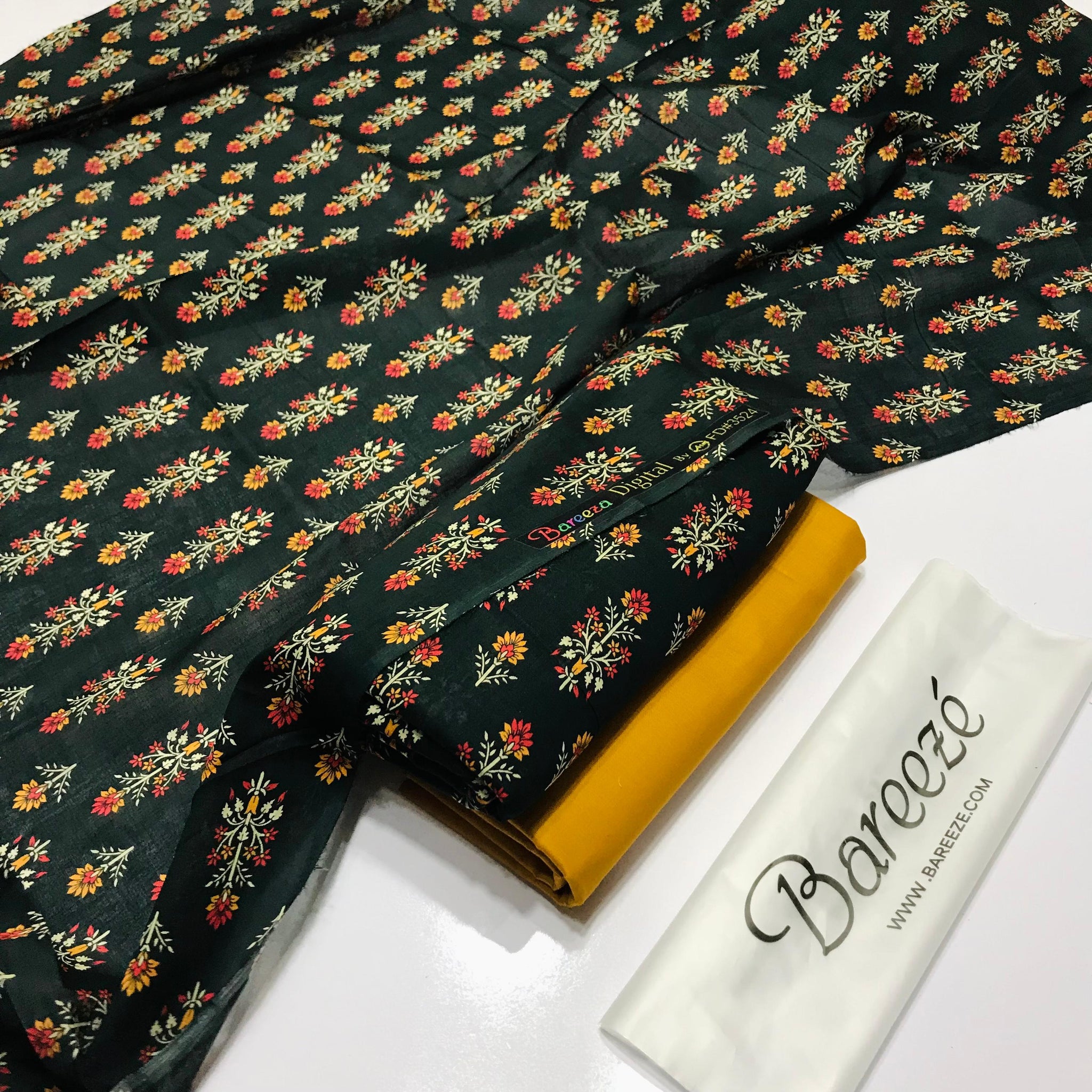 BAREEZE LAWN 2PC – Digital Print D122