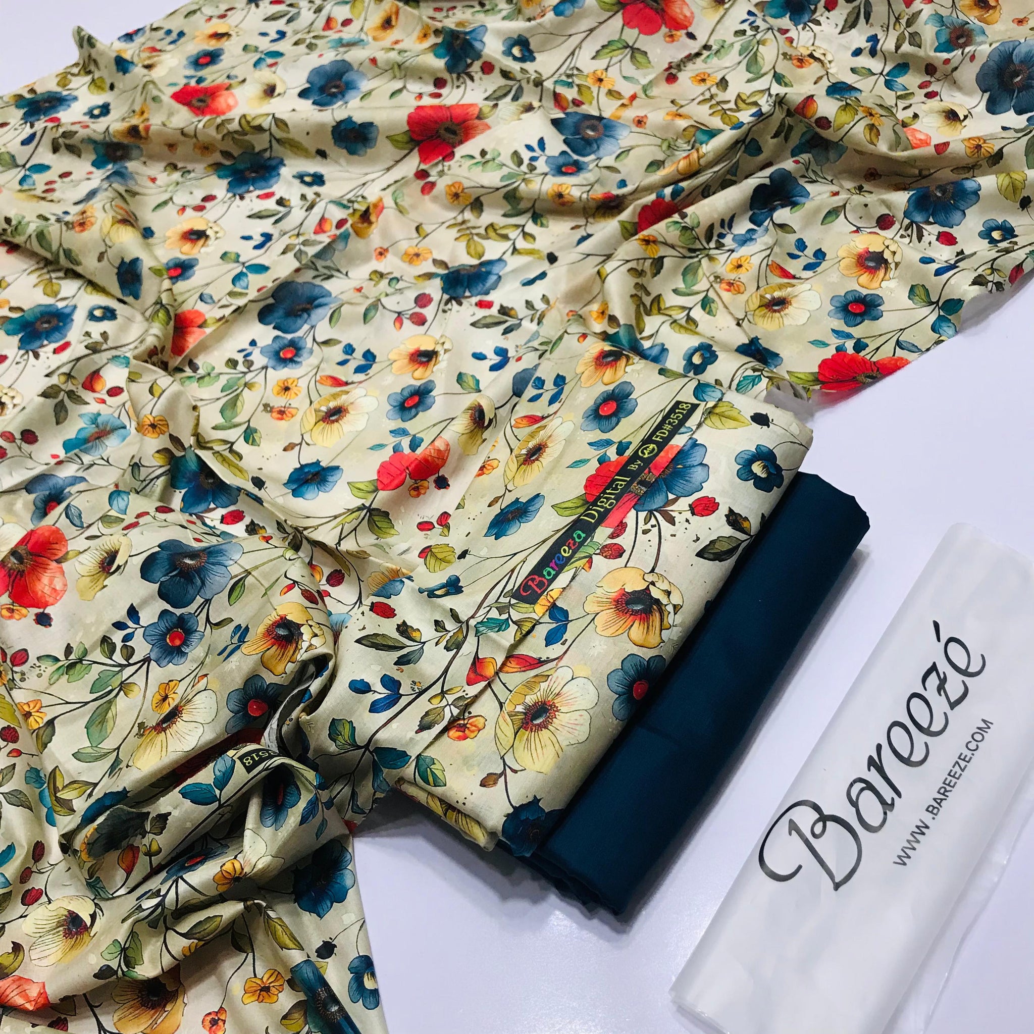 BAREEZE LAWN 2PC – Digital Print D125