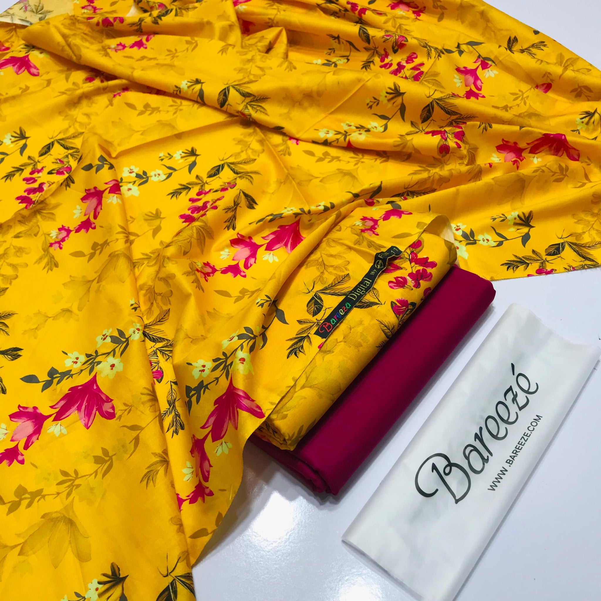 BAREEZE LAWN 2PC – Digital Print D129