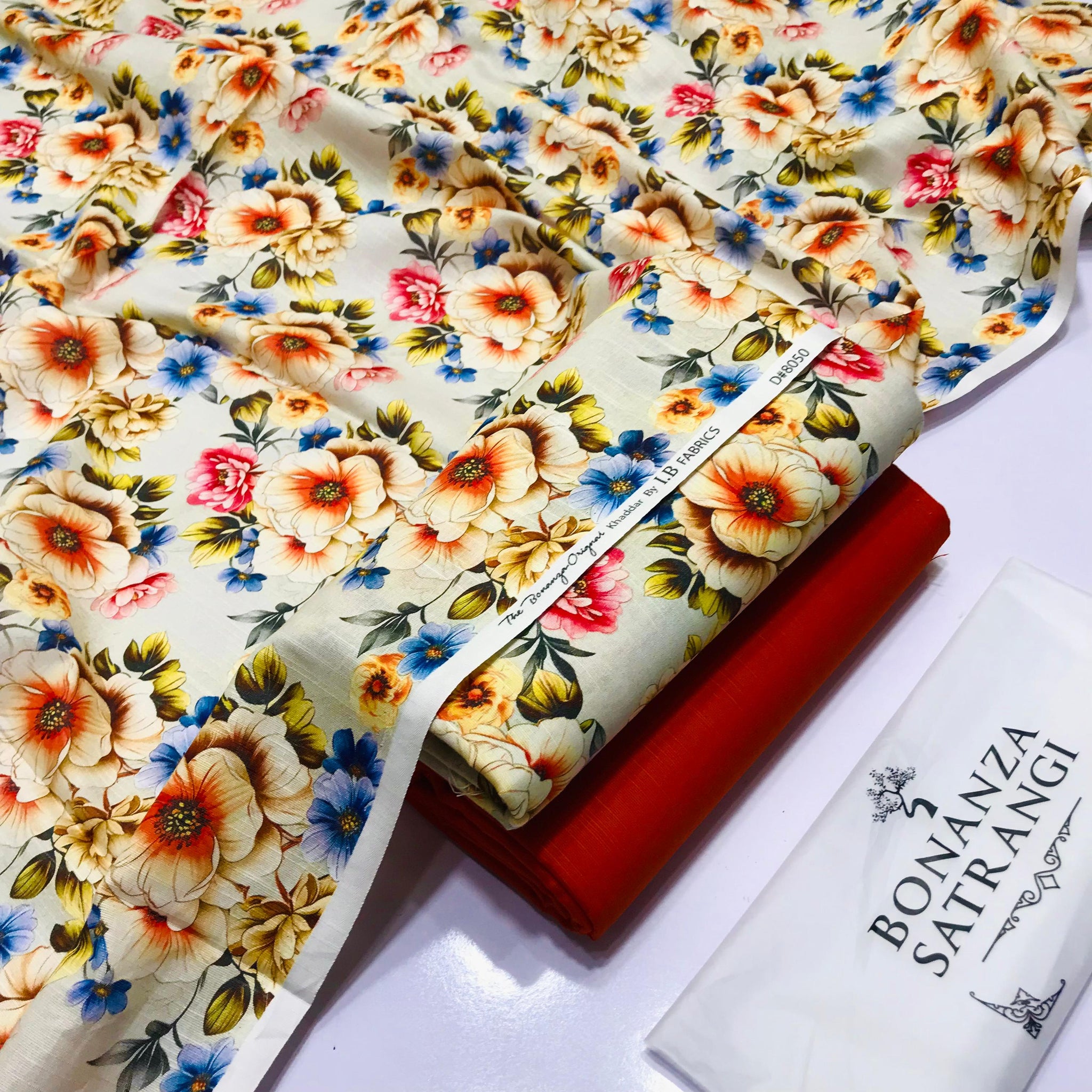 BONANZA KHADDAR 2PC – Digital Print K122