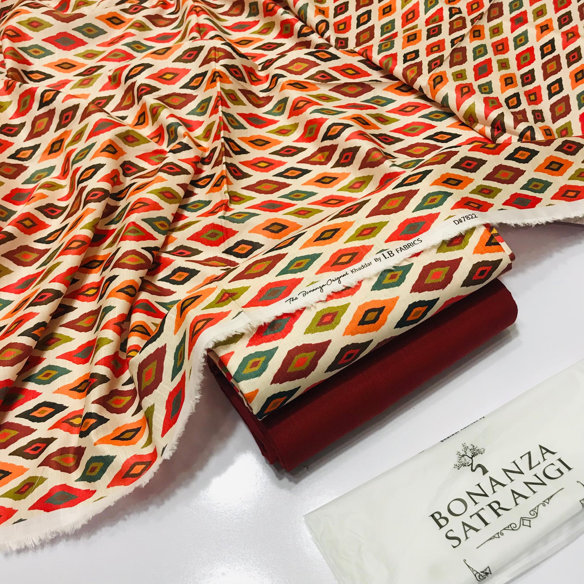 BONANZA KHADDAR 2PC – Digital Print K106